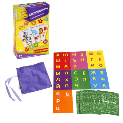 Настольная игра Буквошифры Bondibon ВВ5550 01